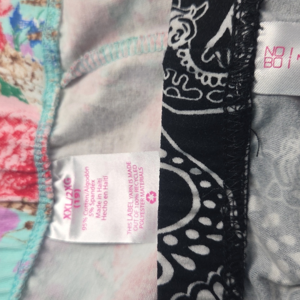 3 Set Leggings Crop Style Sugar Skulls Them - Picture 6 of 7